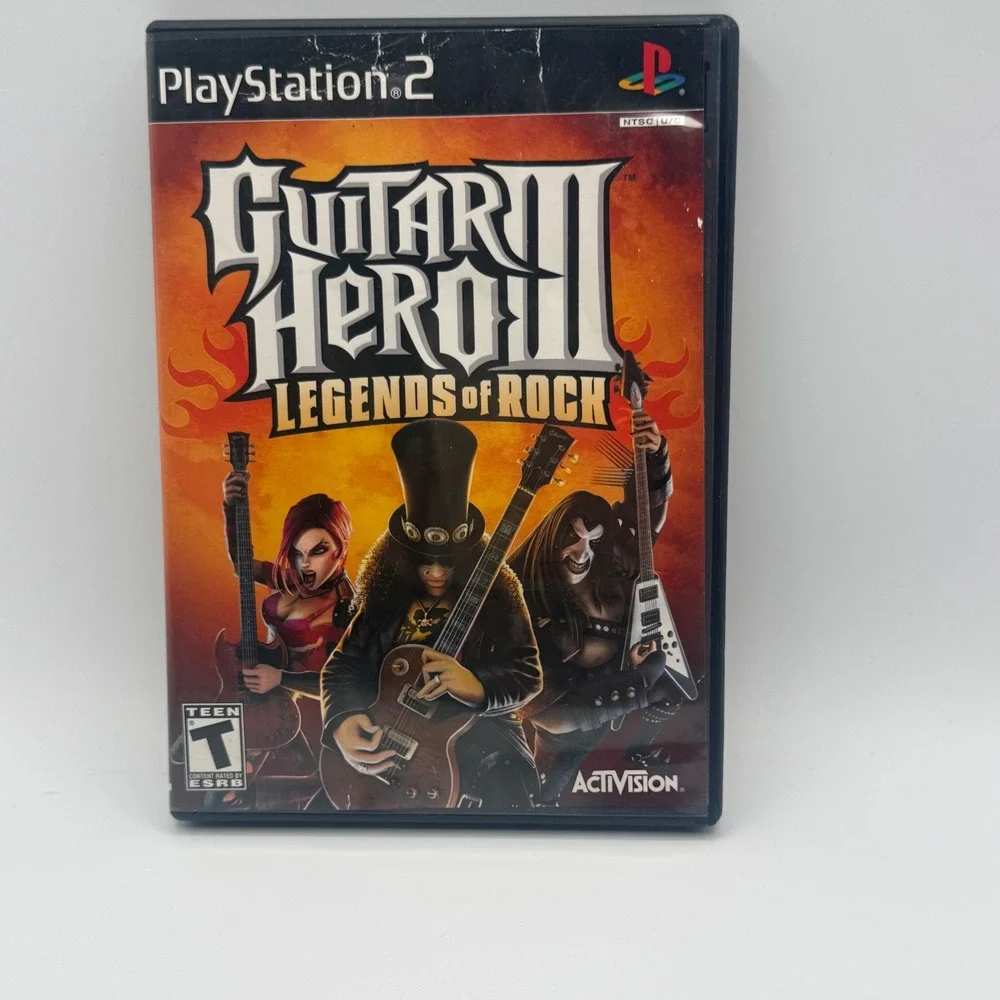 Activision Guitar Hero III PS2 One Size Multicolor Excellent Legends of Rock